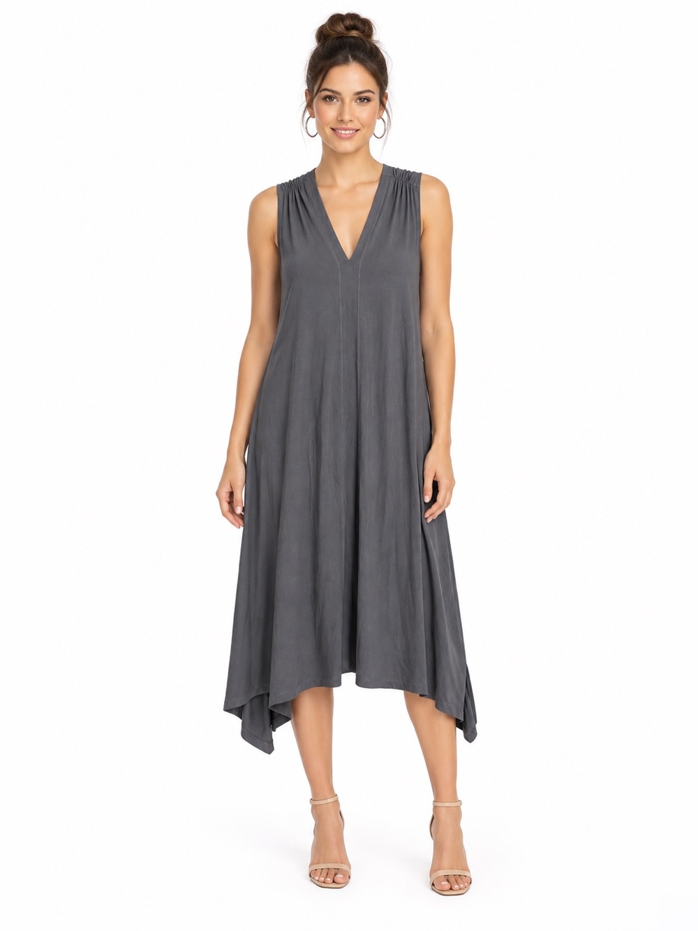 🌺 Kori America Asymmetrical Flowy Dress